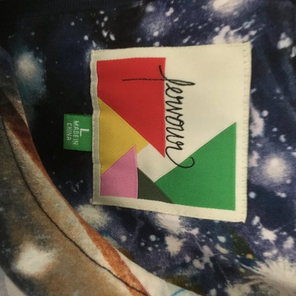 Heart and Solar System A-Line Dress Modcloth sz L - Picture 2 of 4